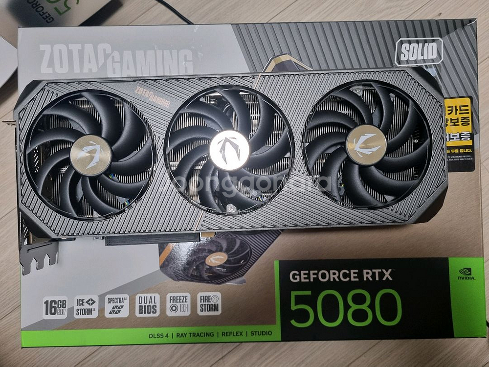 조텍 rtx 5080 솔리드 팝니다--0