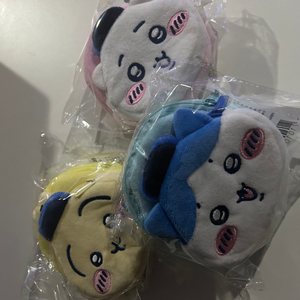 (미개봉)먼작귀 치이카와 하치와레 우사기 인형 파우치