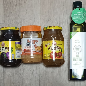 오뚜기사과포도쨈 리고땅콩버터크리미 MCT오일C8일괄판매