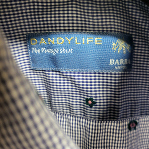 이태리 BARBA DANDYLIFE 체크 셔츠 사이즈9