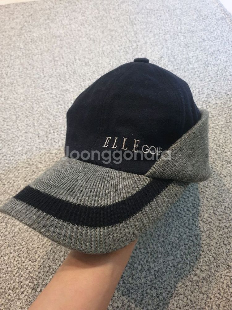 엘르 골프 투톤 모자--1