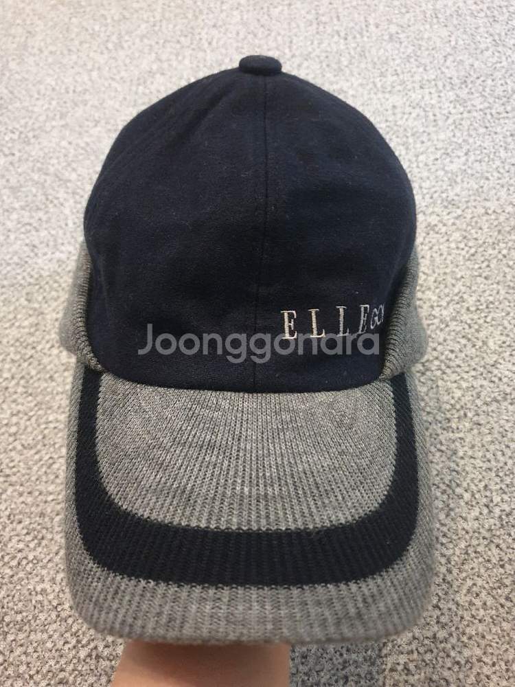 엘르 골프 투톤 모자--0