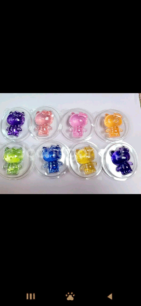 탑토이 산리오 헬로키티50주년 미니 피규어 8종--0