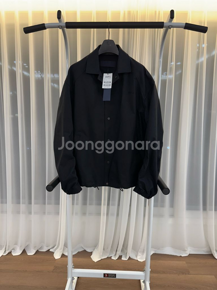 준지 25ss 오버핏 코치 블루종 자켓 46사이즈(10--1