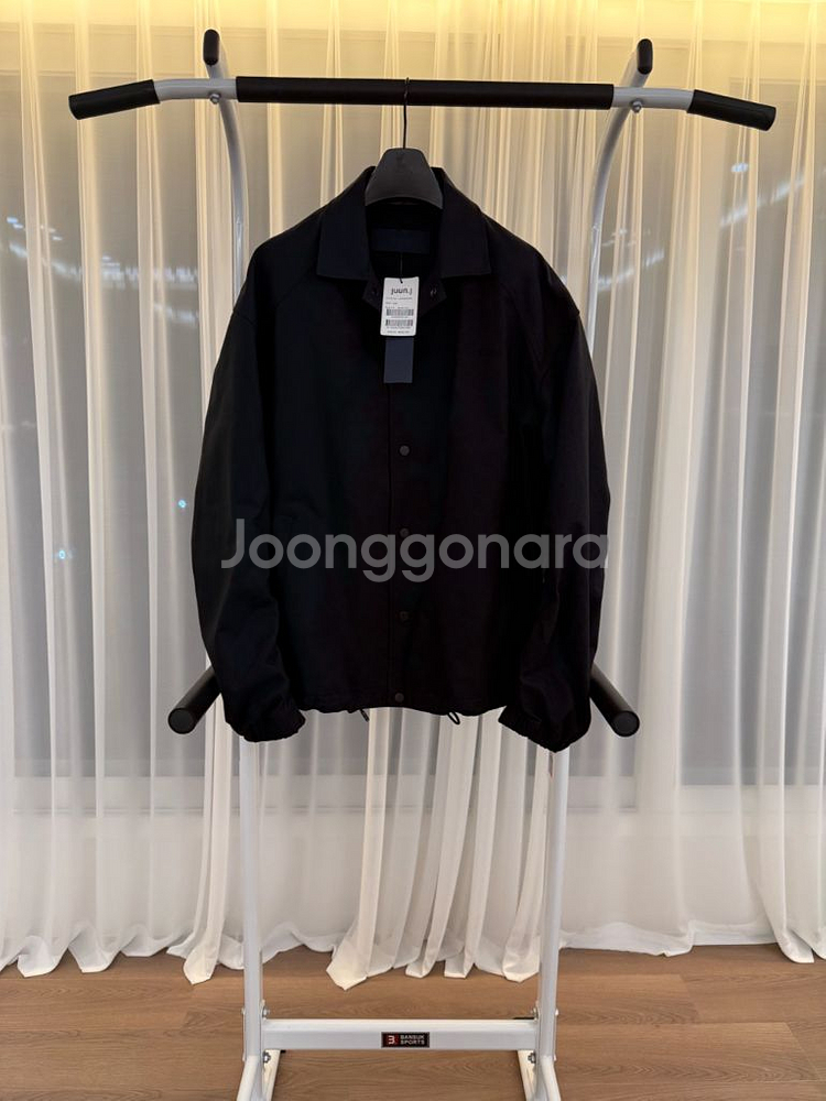 준지 25ss 오버핏 코치 블루종 자켓 46사이즈(10--5