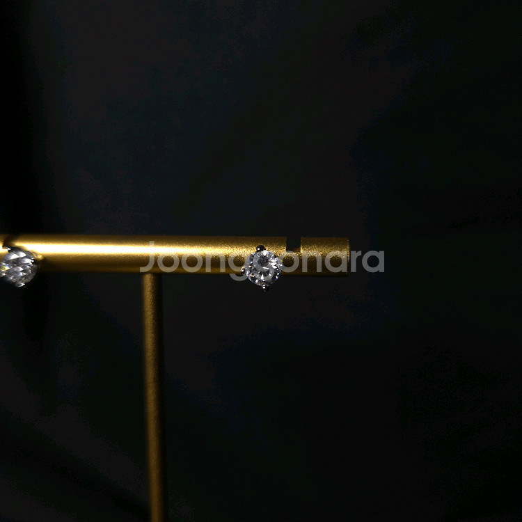 새것) S925 귀걸이 정품 다이아몬드--4