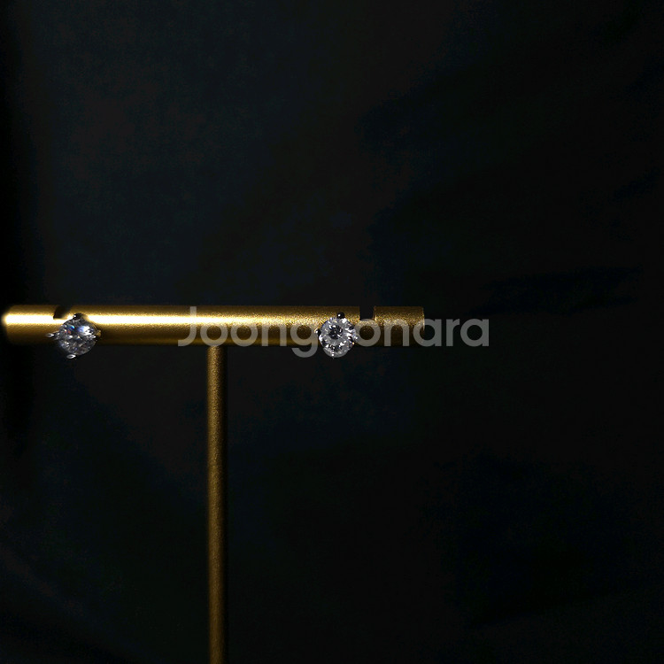 새것) S925 귀걸이 정품 다이아몬드--2