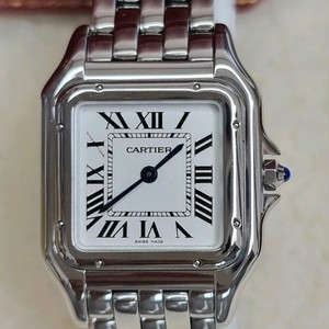 까르띠에 신형 팬더 미디움 M 스틸 쿼츠 남녀공용 시계