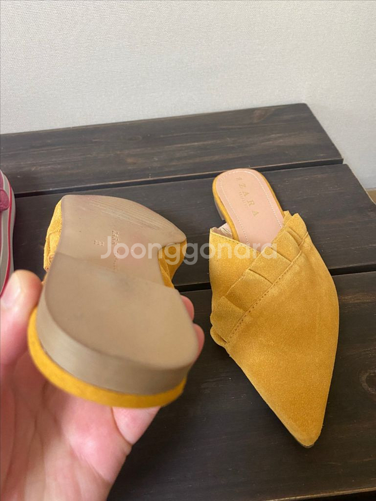 [미사용]ZARA 자라 프릴 뮬 슬리퍼--2