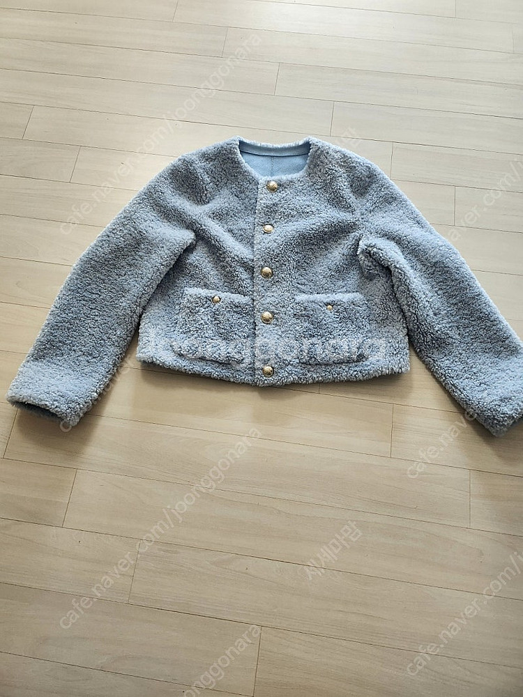 온앤온 부글 에코무스탕 숏자켓--5