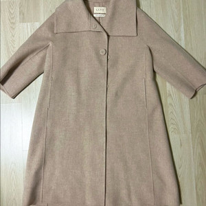 LYNN 케이프 카라 캐시미어 베이지 코트 핸드메이드