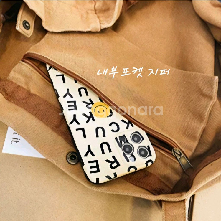 캉골가방 캉골에코백 캉골 대용량 캔버스 숄더백 카멜--7