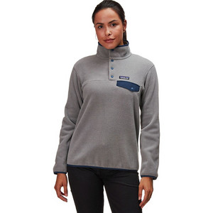 파타고니아 여성 신칠라 스냅티 풀오버 스웨터 그레이 s
