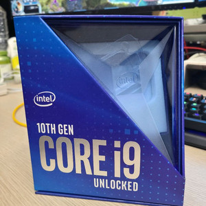인텔 i9 10900k CPU 정품 박스풀셋