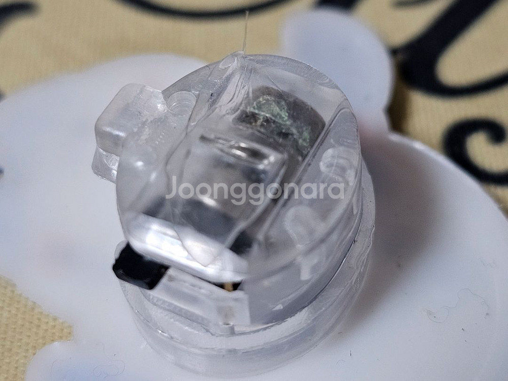 크리스마스 산타 헤어 머리핀 LED삔 7개일괄--3