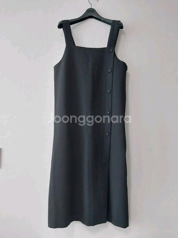 여성 봄가을 뷔스티에 블랙 원피스 프리사이즈 66사이즈--1