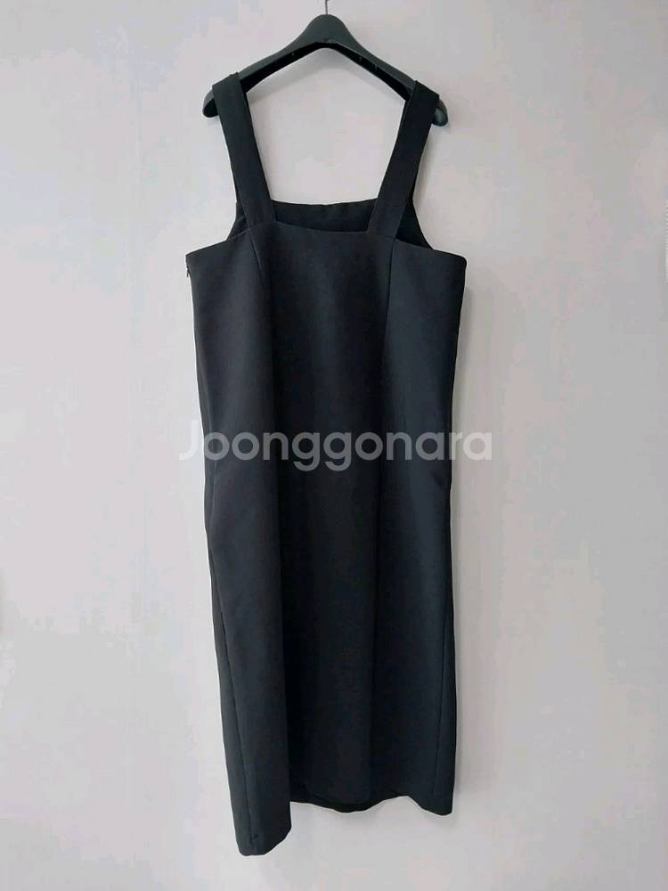 여성 봄가을 뷔스티에 블랙 원피스 프리사이즈 66사이즈--2