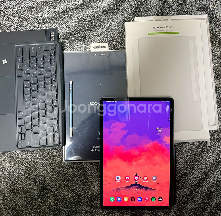 갤럭시 탭 s7+ 256 풀세트 판매합니다(추석전까지--4