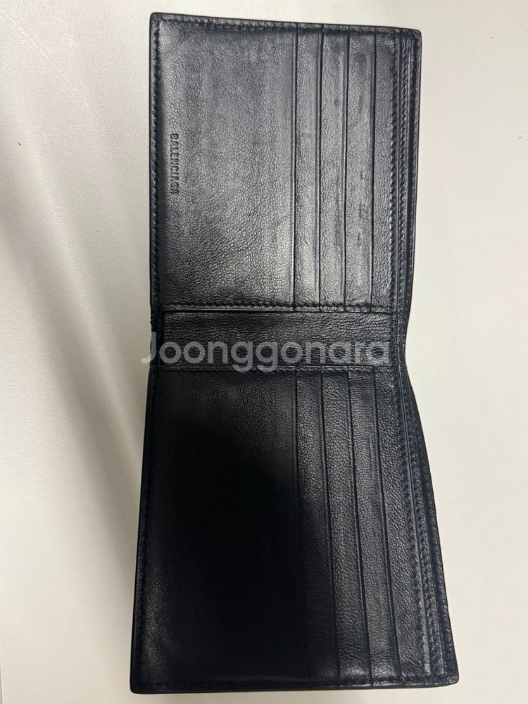 발렌시아가 블랙 반지갑--1