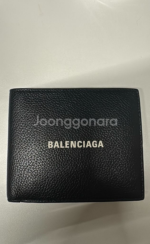 발렌시아가 블랙 반지갑--0
