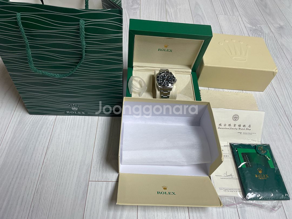 ROLEX 롤렉스 씨드웰러 블랙 43mm--8