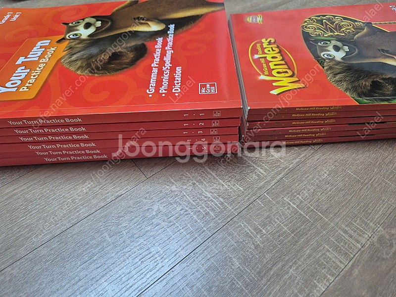 미국교과서 원더스 1 슈퍼맘 풀세트 미사용 새상품--1