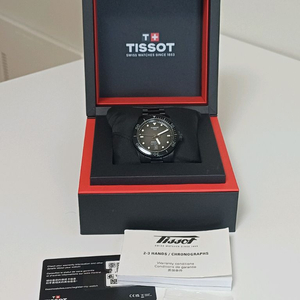 티쏘 씨스타 40mm 파워매틱80 블랙
