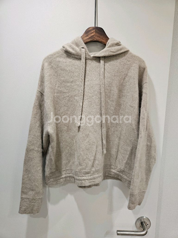 타임 캐시미어 후드탑--0