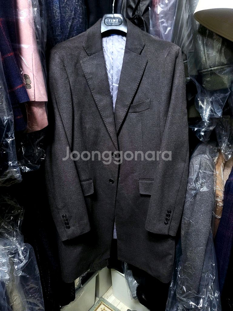 마에스트로/이태리 콜롬보 캐시미어 100% 코트/105--0