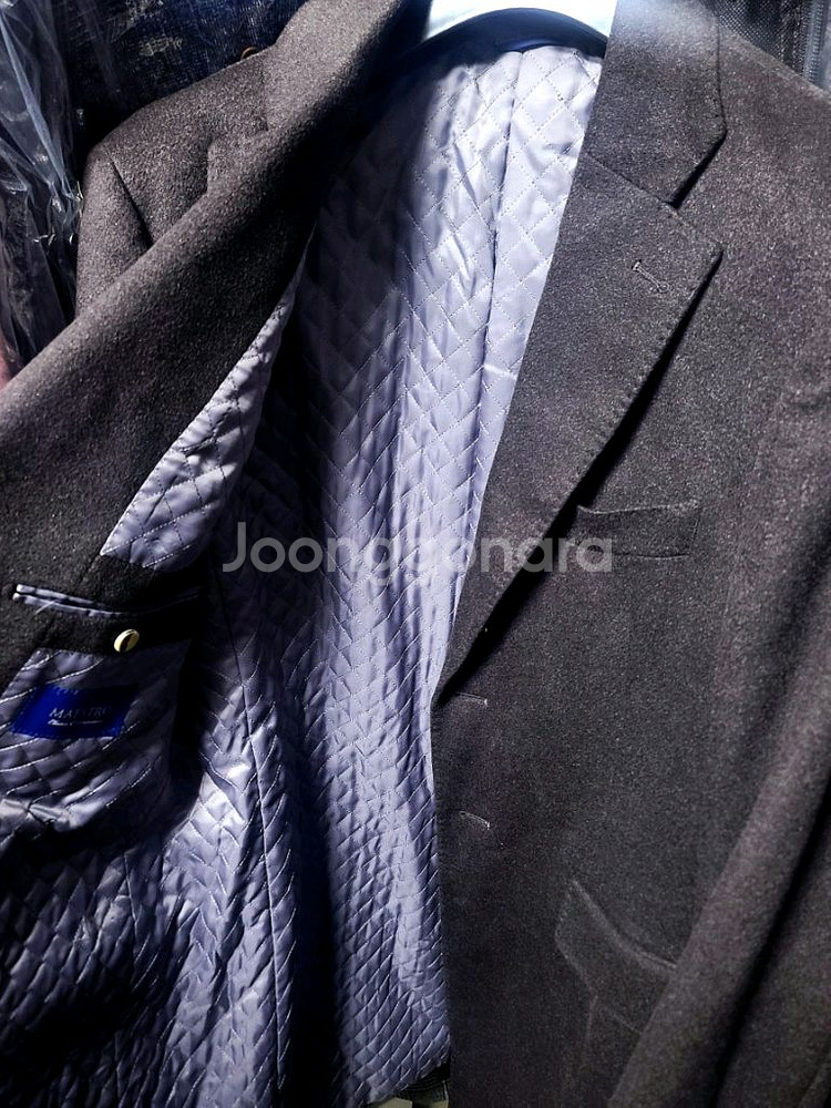 마에스트로/이태리 콜롬보 캐시미어 100% 코트/105--2