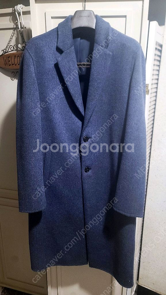반하트/이태리 울캐시미어 핸드메이드 코트/100--2