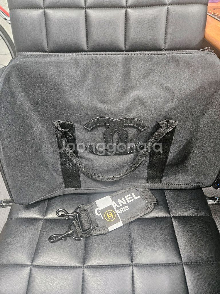샤넬 보스턴 운동 여행가방--0