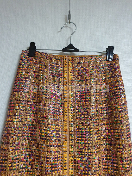 마인 mine 컬러풀 트위드 스커트 44 사이즈 정품--4