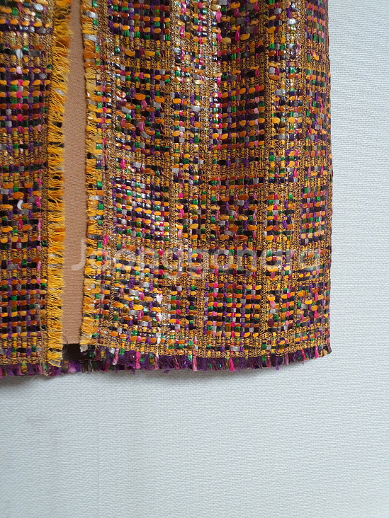 마인 mine 컬러풀 트위드 스커트 44 사이즈 정품--5