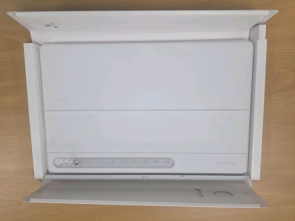 갤럭시탭 S10 울트라 Ai 키보드 북커버,화이트--2