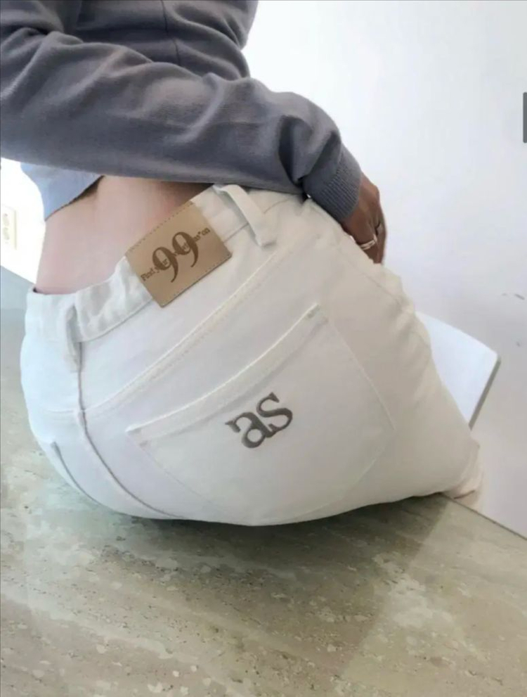 (새상품) 애즈온 하퍼 팬츠 화이트 S 이미지