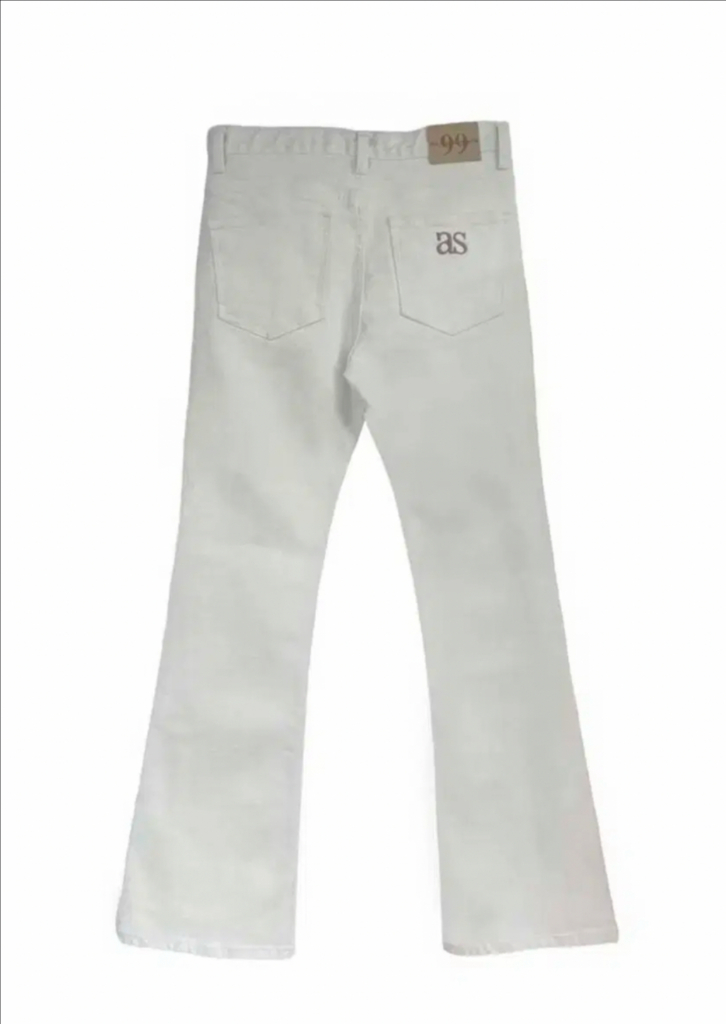 (새상품) 애즈온 하퍼 팬츠 화이트 S 이미지
