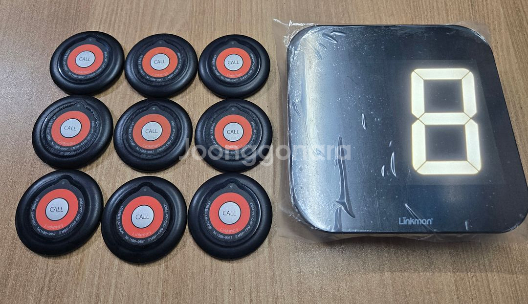 링크맨 LM-D102Q 1대 벨 LM-T900F 9개--0
