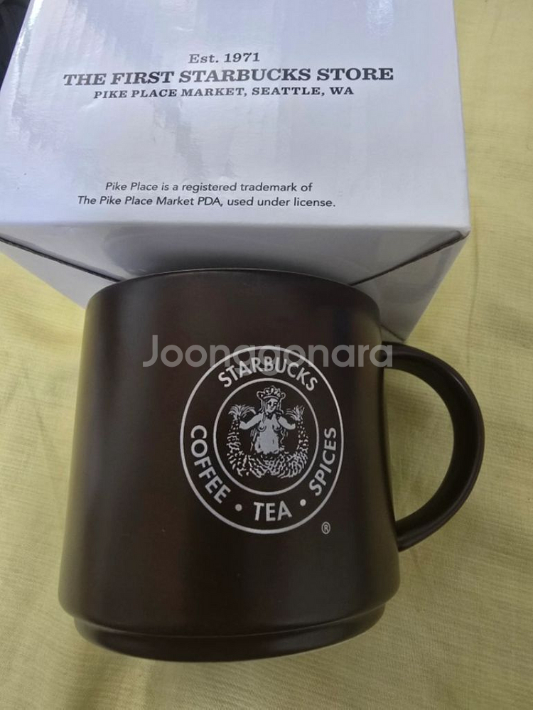 스타벅스 1호점 미국 시애틀 파이크 플레이스 머그컵--0