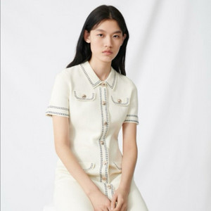 Maje 마쥬 로지 스티치 니트원피스