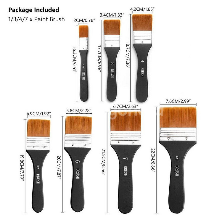 새제품 7.6cm 미용 브러쉬 도구 파운데이션 메이크업--1