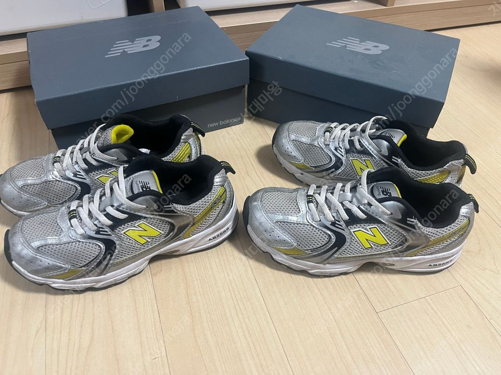 뉴발란스 키즈 530 2개 일괄 (쌍둥이신발/운동화)--2