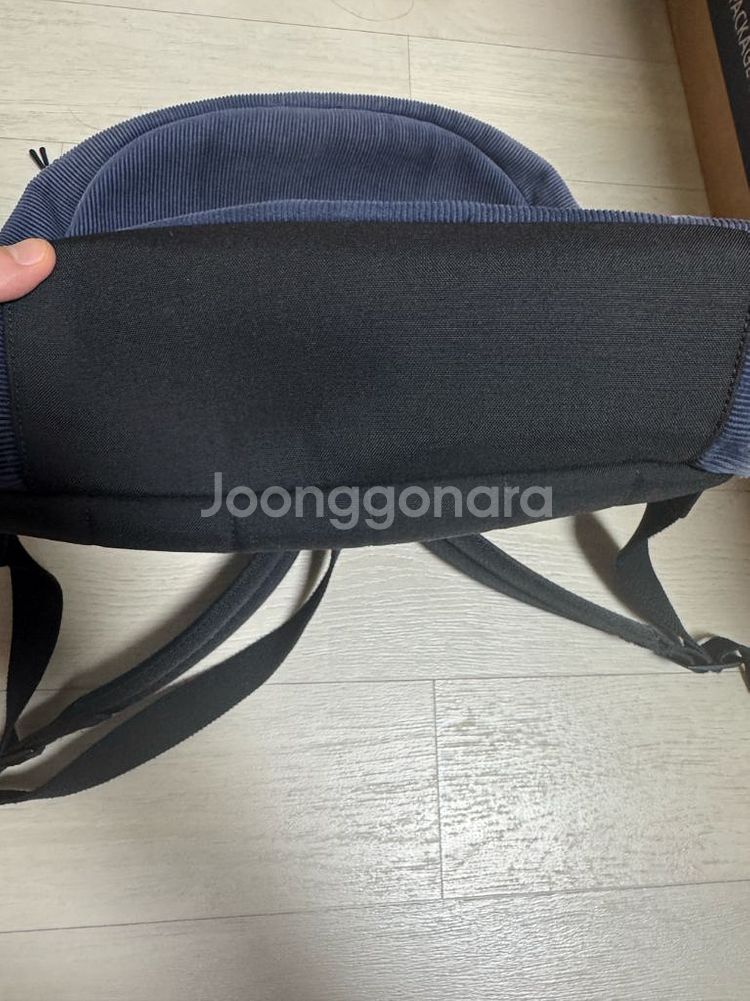 정품 생로랑 눅스 코듀로이 백팩 가방--8