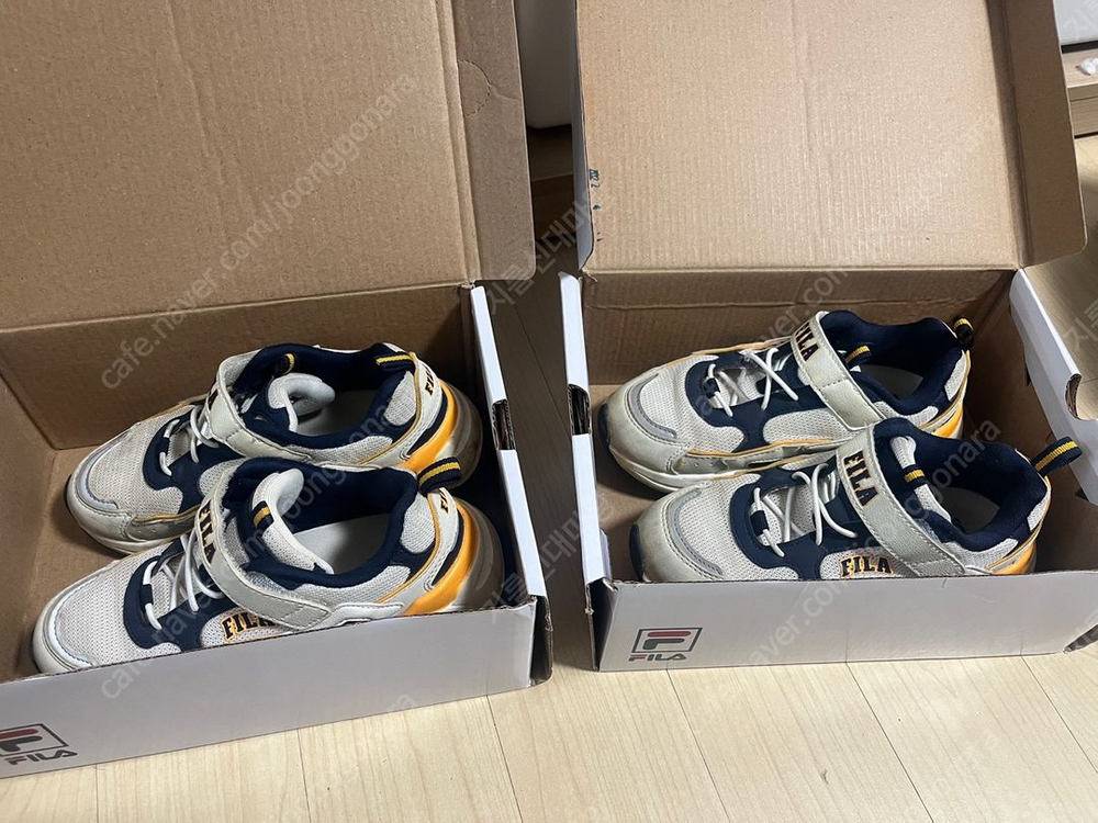 휠라 운동화 (쌍둥이신발) 200사이즈--5