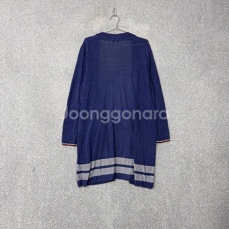 타미힐피거 여성 네이비 롱 가디건 M--1