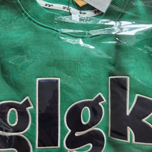 히로 glgk 아플리케 로고 맨투맨 그린130