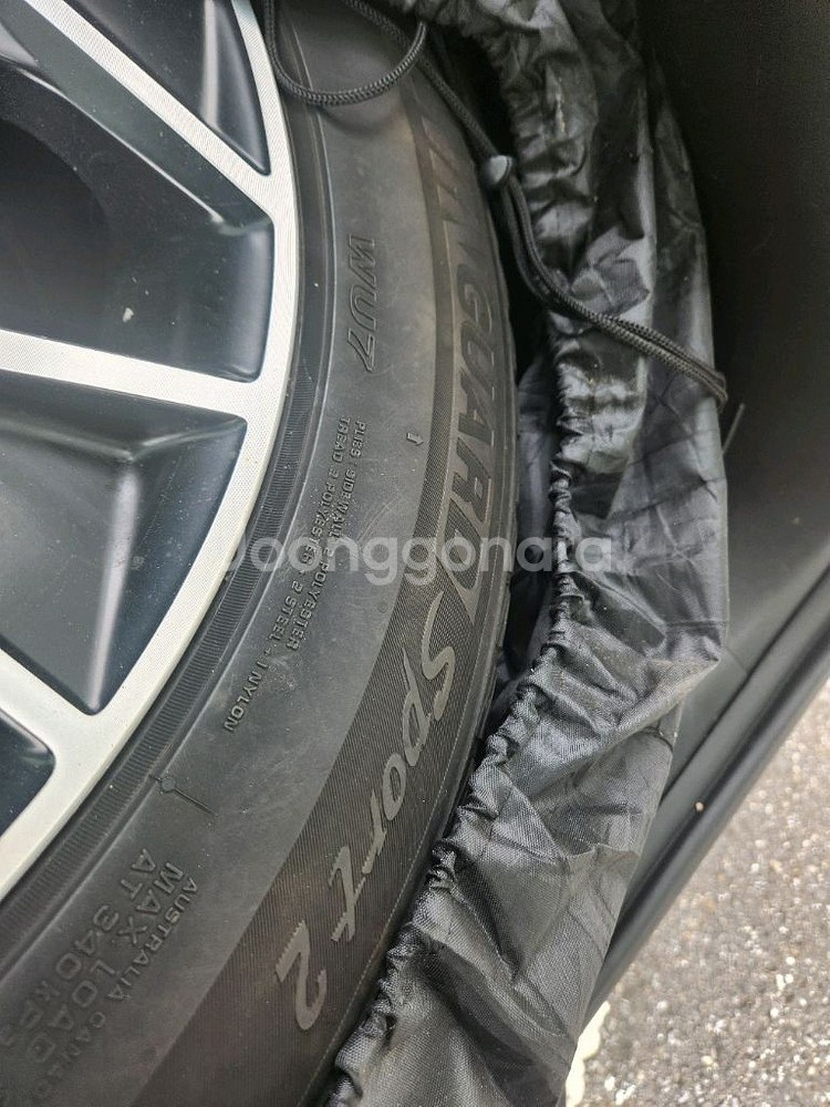 [급처] 아이오닉 5 19인치 휠 + 윈터 타이어 4개--2