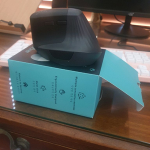 지클릭커 오피스프로 버티컬 도톰 쉬폰 무소음 인체공학