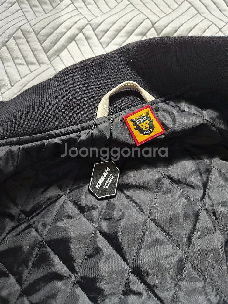 휴먼메이드 x 카우스 바시티 자켓--3