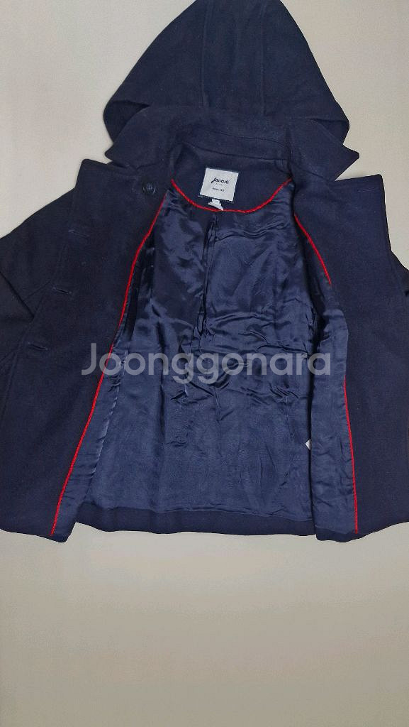 Jacadi 자카디 네이비 여아코트6A 110--1